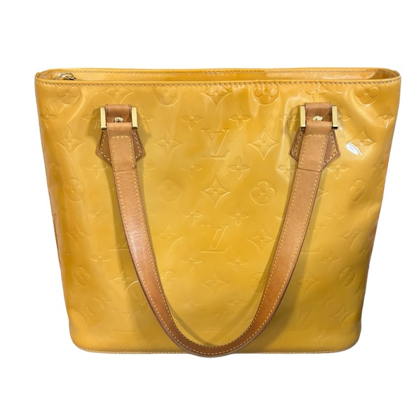 LOUIS VUITTON Vernis Houston Yellow/Gold Bag - Picture 2 of 16
